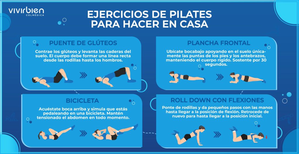 Infografía-Ejercicios de Pilates para hacer en casa v2