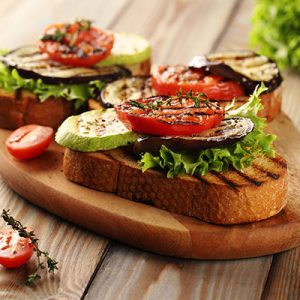 sándwich vegetariano