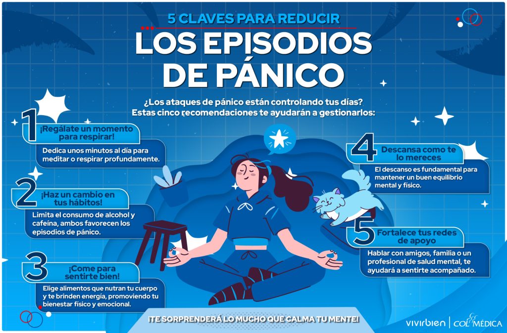 5 claves para reducir los episodios de pánico