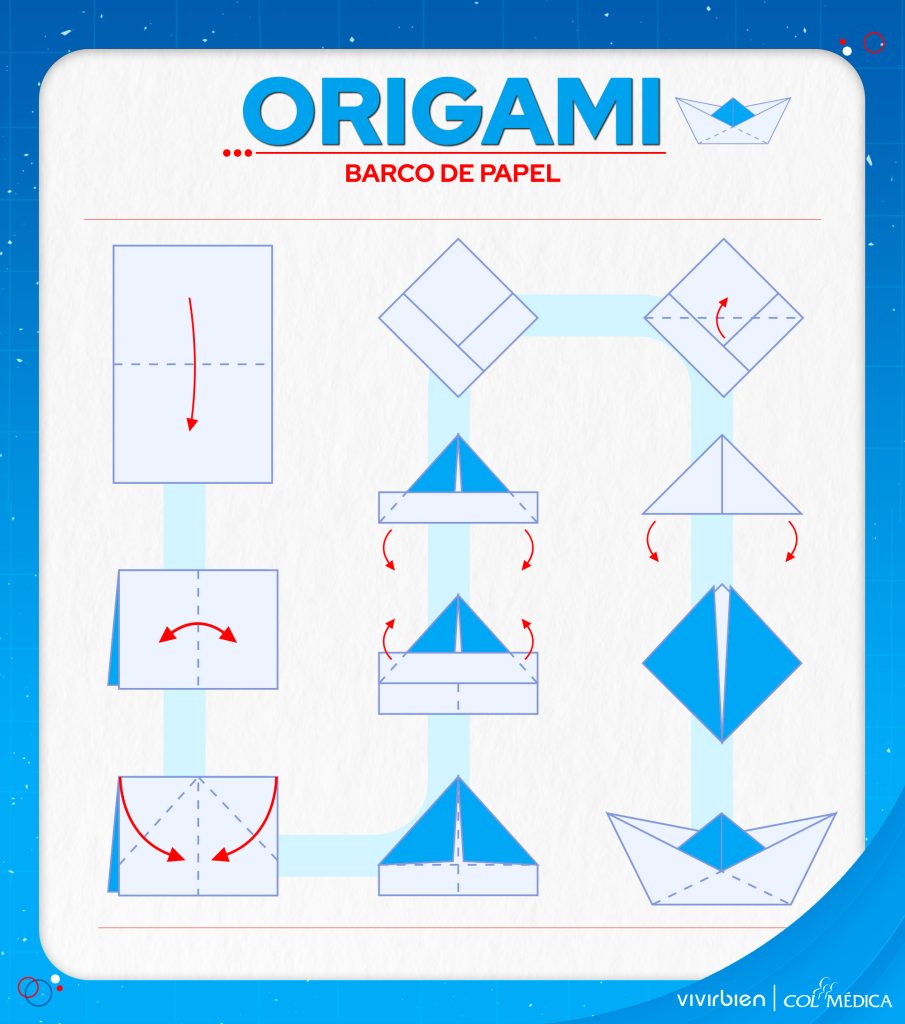 origami barco de papel