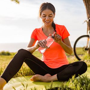 mujer haciendo ejercicio