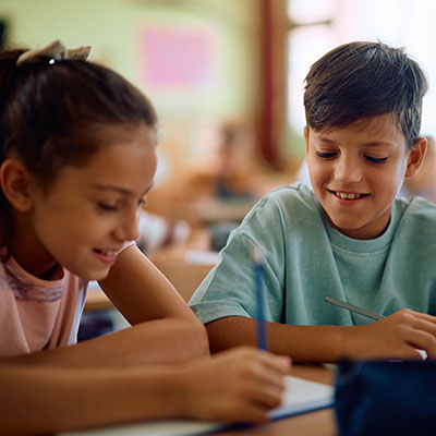 niños en regreso a clases