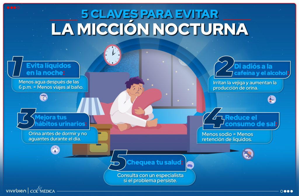 5 claves para evitar la micción nocturna