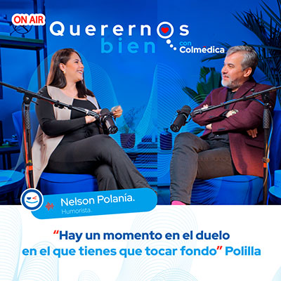 sanar el duelo con humor Nelson Polanía